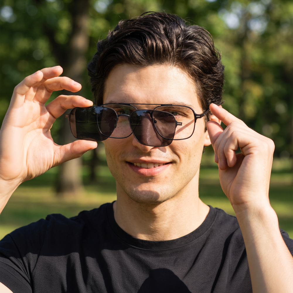 Szkła przeciwsłoneczne, na jasne dni